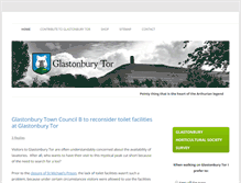 Tablet Screenshot of glastonburytor.co.uk
